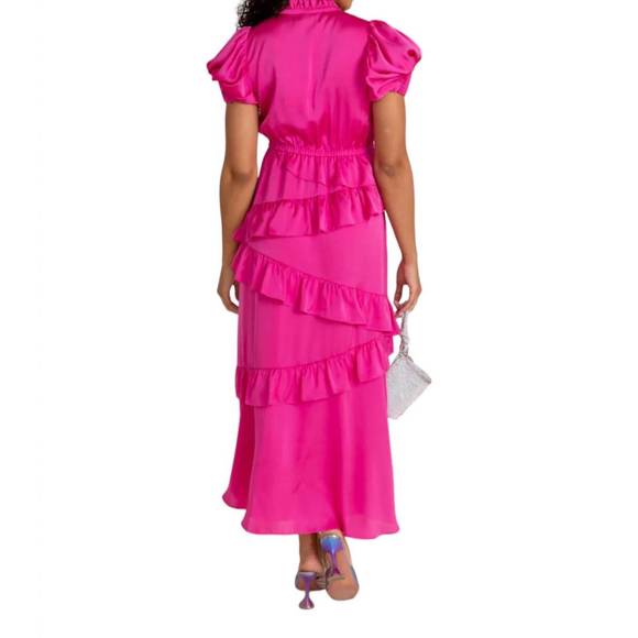 NEW ALDEN ADAIR erin dress in raspberry - Picture 2 of 3